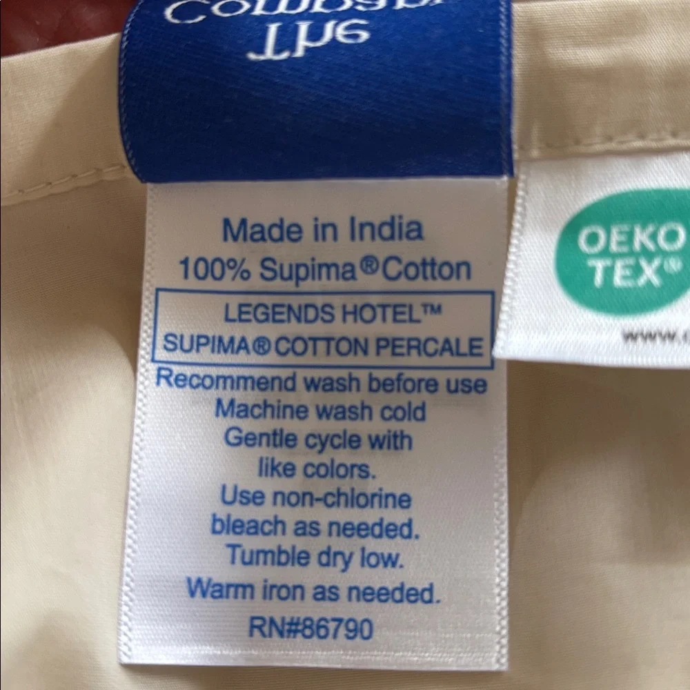The Company Store Legends Hotel Euro Shams in Oatmeal